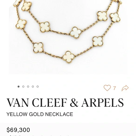 VAN CLEEF & ARPELS Necklace 18k Gold $25,000 - Picture 11 of 14